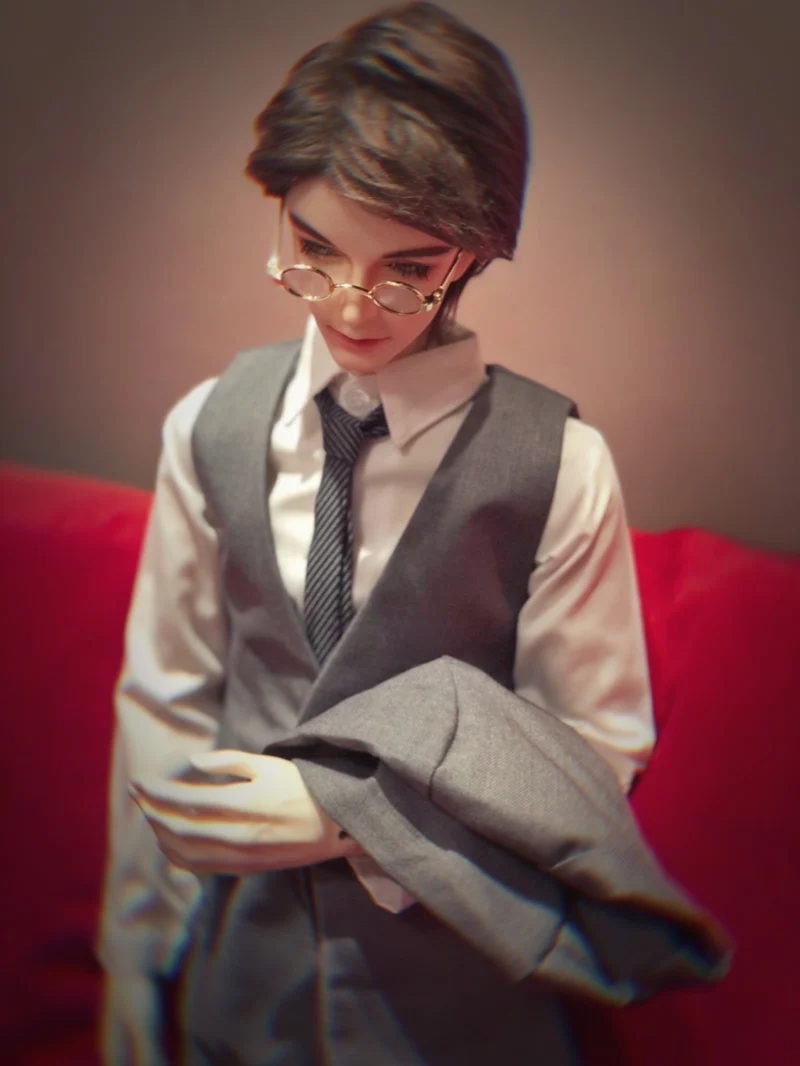 1/4 1/3 BJD кукла серый костюм Одежда Аксессуары для BJD/SD SSDF ID72 сильный дядюшка, не включает в себя куклы, обувь, парик и другие E2595