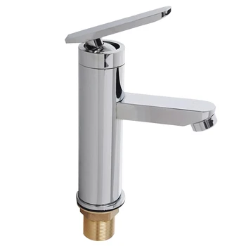 

Mixer Tap Home Sink Kitchen Hot Cold Water Stainless Steel Single Handle Nozzle Modern Basin Faucet Spout Bathroom Washroom