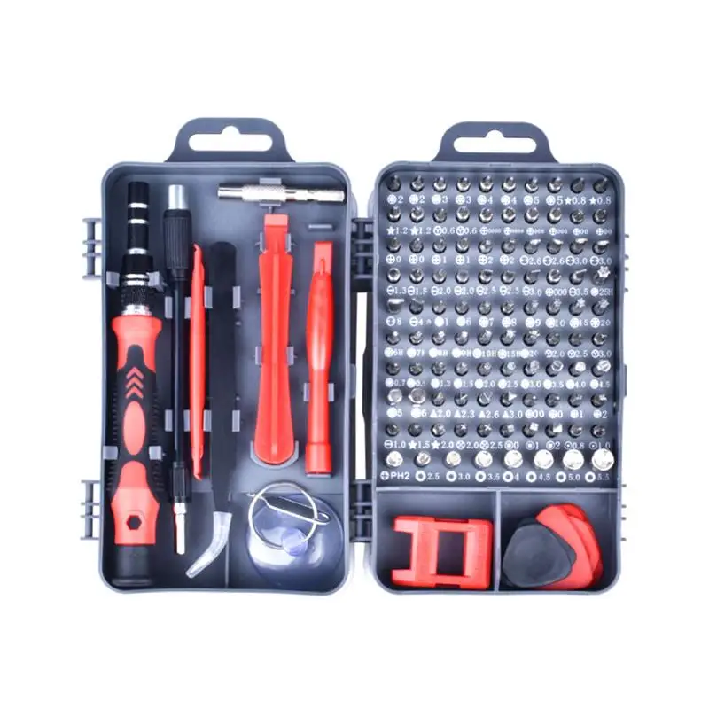 

115 In 1 Tools Box Screwdriver Set Of Screw Driver Bit Multi-Function Precision Mobile Phone Repair Device Hand Tools Torx Hex