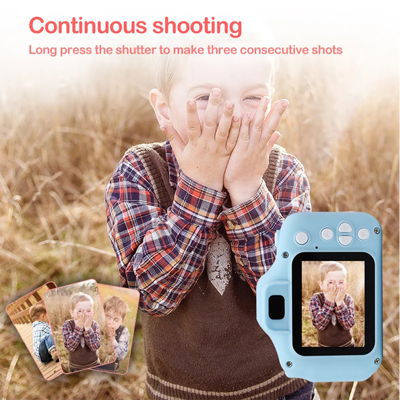 Tiptop детская мини цифровая камера 13 мегапикселей 2,0 дюймов HD экран перезаряжаемая видеокамера