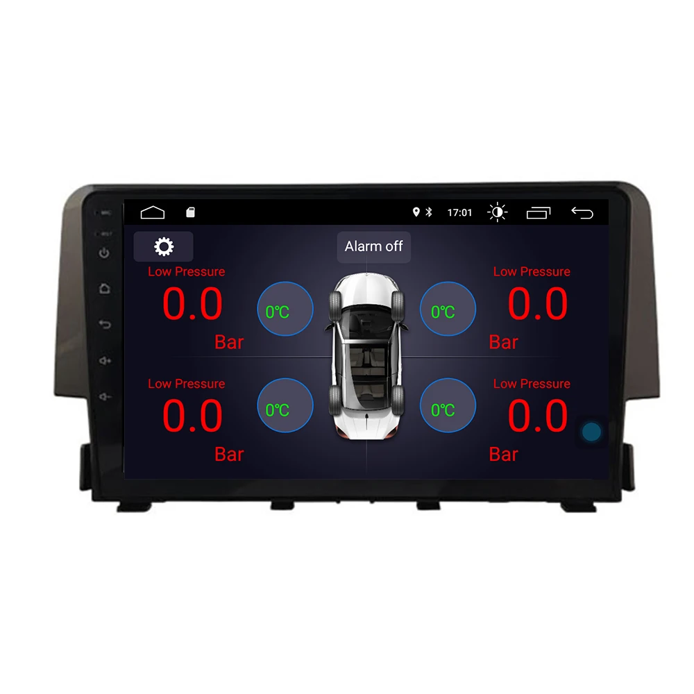 Discount 9" 2 din android 9.0 Car Radio Car DVD Player for Honda Civic 2016-2019 head unit Car Audio Stereo BT USB 3G  camera 3