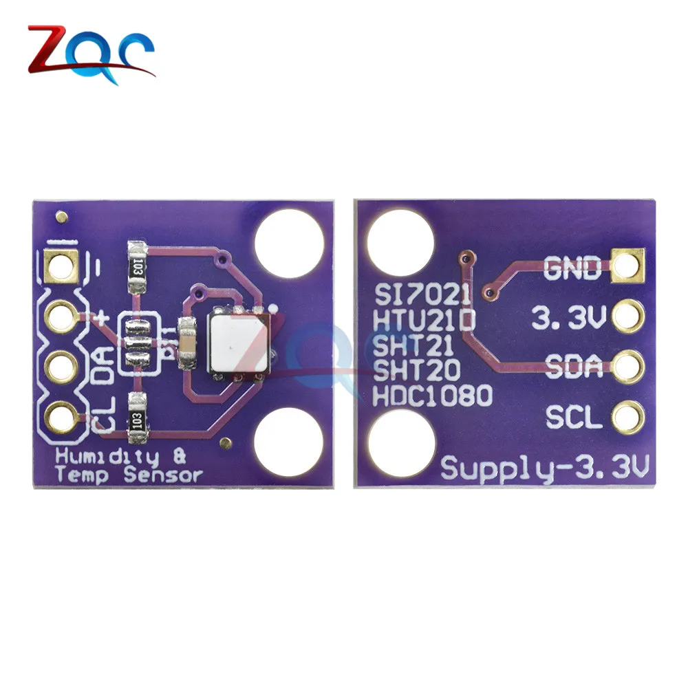 Si7021 для промышленного использования, высокоточный датчик влажности с интерфейсом I2C для Arduino GY-213V-SI7021