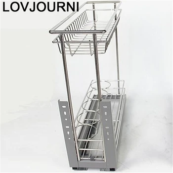 

for Corredera Rangement Cuisine Dish Drainer Stainless Steel Cozinha Organizer Kitchen Cabinet Cestas Para Organizar Basket