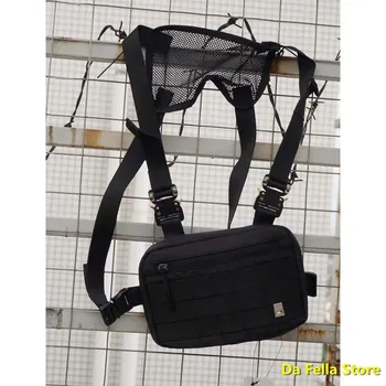 

1017 ALYX 9SM CLASSIC CHEST Bag Men Women Nylon Adjustable bandage ALYX Backpacks Zipper closure Mesh detail Metal safety buckle