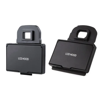 

2 Pcs Foldable Camera LCD Sn Hood/Protector -Up Shade Cover for Canon EOS 5D III/5D IV/5DR/5DS /Canon EOS 6D