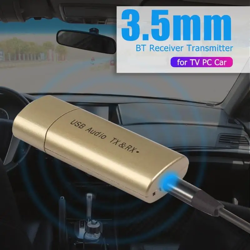 YPF04 2 в 1 соединение через usb и беспроводное, через Bluetooth приемник передатчик аудио 3,5 мм AUX адаптер цветная коробка упаковки и транспортировки