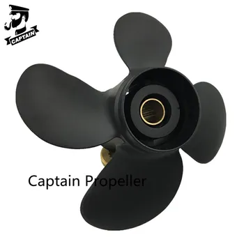 

Captain Propeller Fit Mercury Outboard Engines25-70HP 4 Blades Aluminum 13 Tooth Spline RH 10.3x13 48-8M8026630