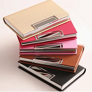 

BYCOBECY 2020 Business Card Holder Slim Name Card Case Men Women ID Credit Card Holder Stainless Steel Aluminum Metal Wallet