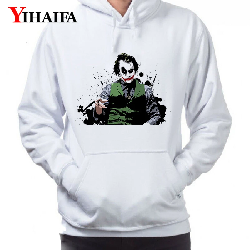 

Fashion Mens Hoodies bluzy Creative Painted Joker Graphics Printed Sweatshirts Streetwear Hoodie Pullover Tracksuit itself Tops