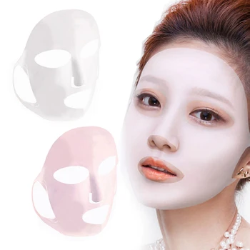 

Reusable Silicone Face Mask Sheet Anti-off Mask Ear Fixed Prevent Moisture Essence Evaporating Fixed Face Mask Skin Care Tool