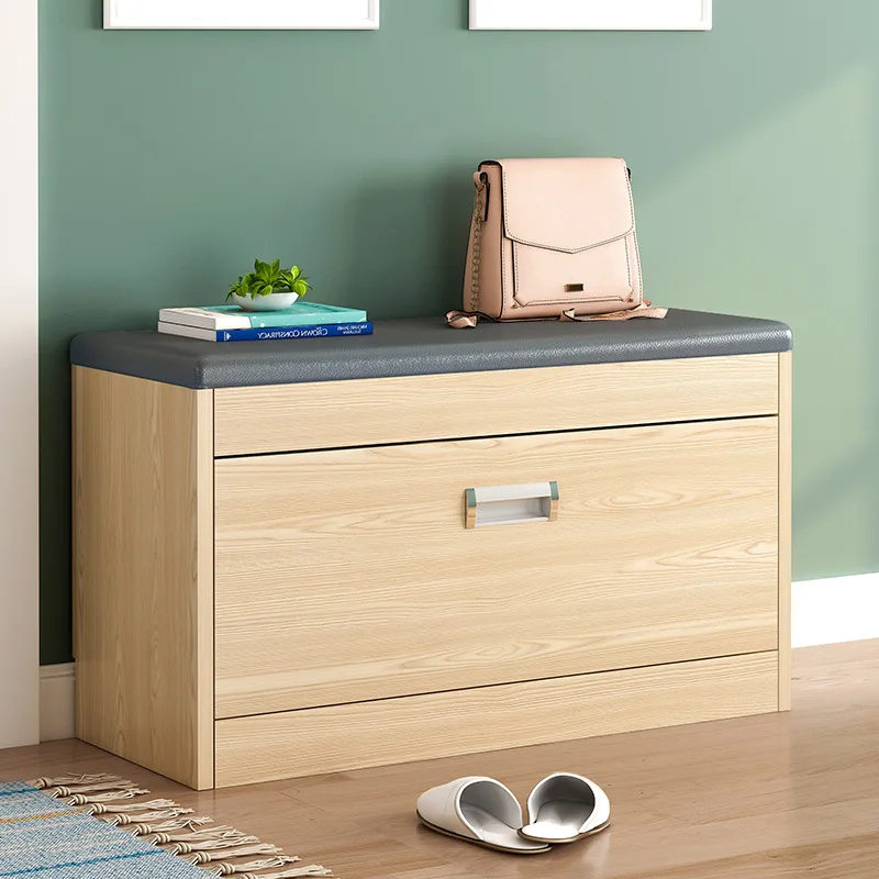 

Northern European-Style Footstool Shoe Box Shoe Storage Footstool Type Household Doorway Footstool Sub-Simple Multi-functional