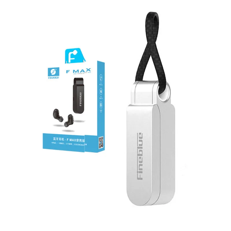 Fineblue F MAX мини-наушник bluetooth TWS настоящая Беспроводная стереогарнитура Для iphone 11 xiaomi Беспроводные наушники с зарядным устройством - Цвет: White with box