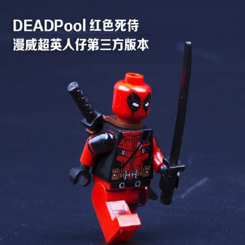 

Single Sale Decool superheros marvel Deadpool building block toy for children EDC technic 2019 plastic figure