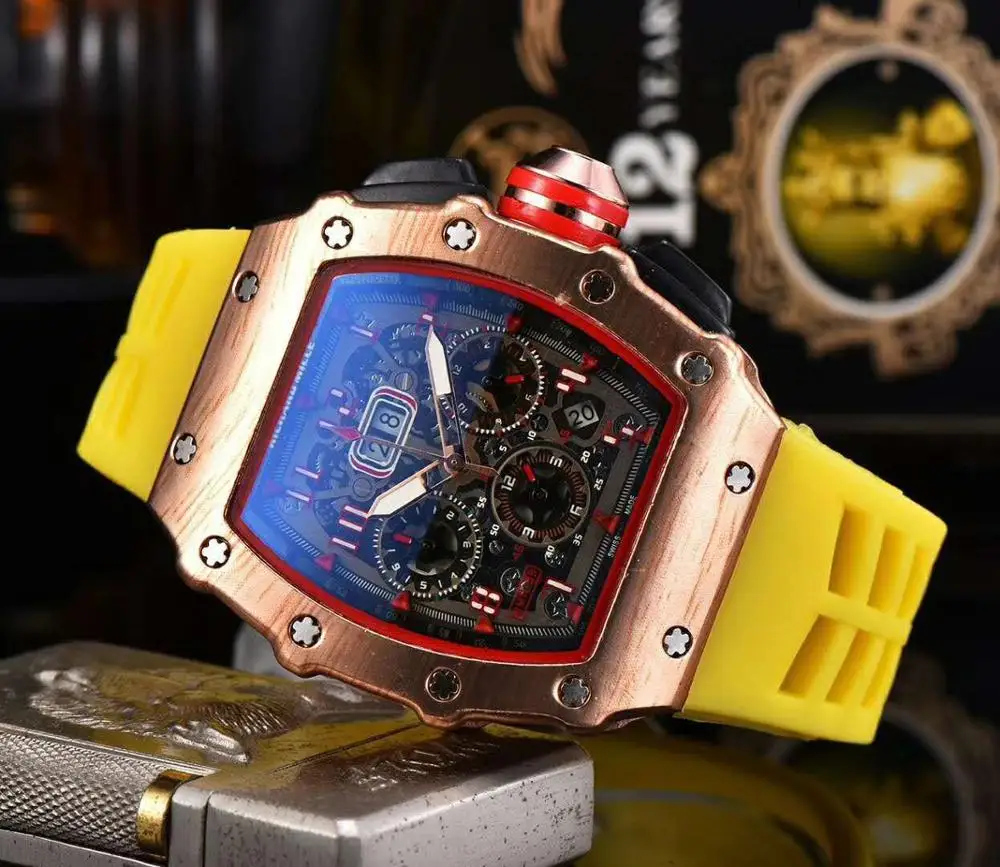 Richard Mekanik Tengkorak Jam Tangan 