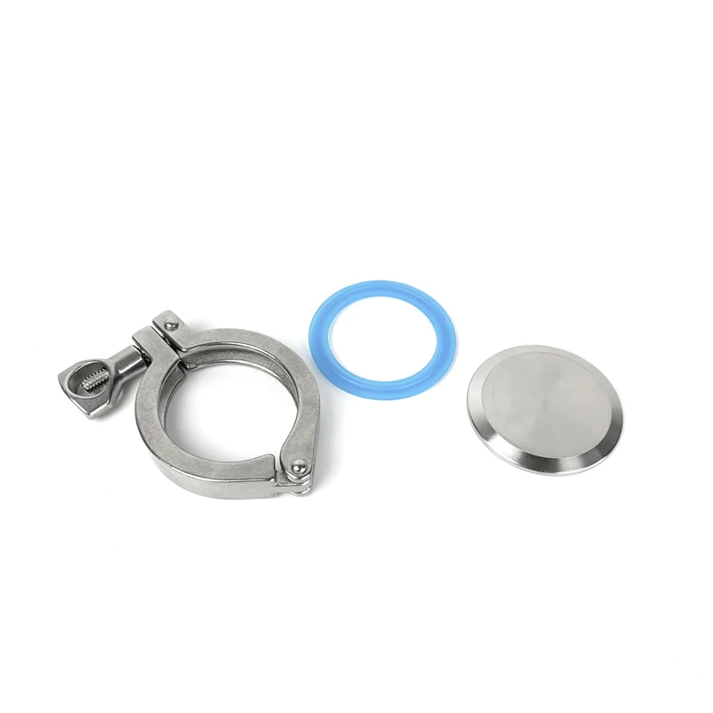 

SET 1,5" End Cap , 1,5" Clamp , 1.5" Silicone Gasket , Stainless Steel 304