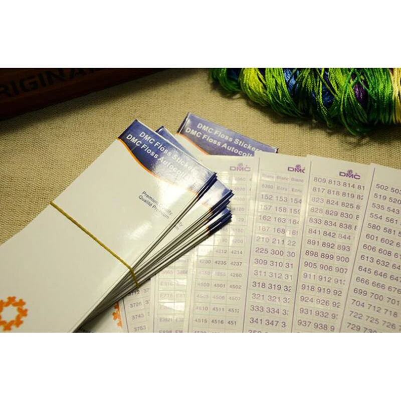 Diamond-Storage-Label-Stickers-Diamond-Painting-Accessory-Embroidery-Tools-Storage-Box-Bottle-447-DMC-Number-Label