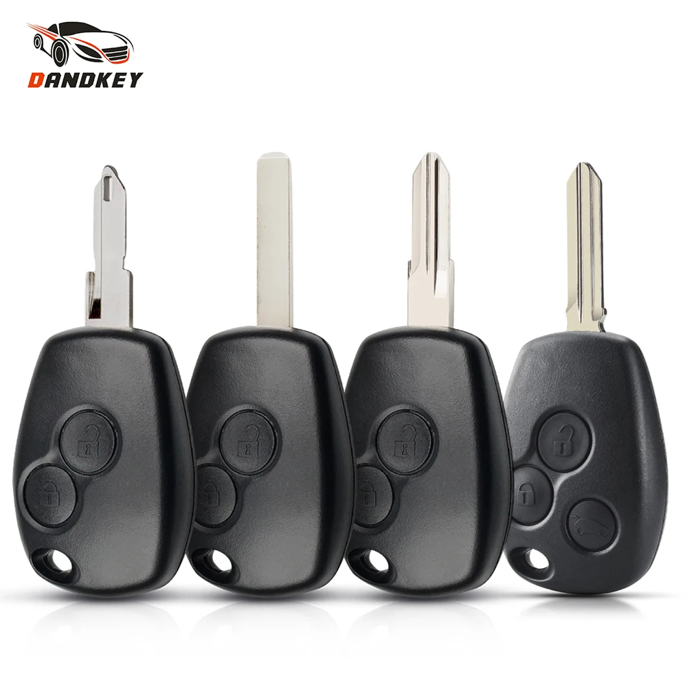 

Dandkey 2 Buttons Remote Key Shell For Renault Megan Modus Clio 3 Kangoo Twingo Logan Sandero Duster NE72/VA2/VAC102 Blade