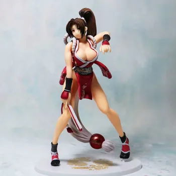 

23cm Fatal Fury Mai Shiranui Snkplaymore Game Hobby JAPAN Pvc Model Collection XIV Action Figures Girls Kids Children Gift 1/6