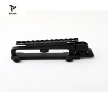 Totrait M4 M16 AR15 съемная ручка для переноски и заднего вида W/See Via Picatinny Rail Mount Combo