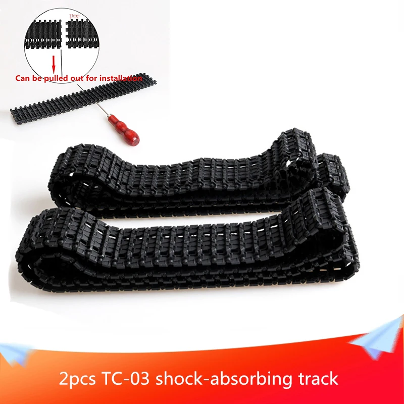 2Pcs TC-03 Plastic Track Caterpillar For Smart Robot Tank Car Chassis DIY