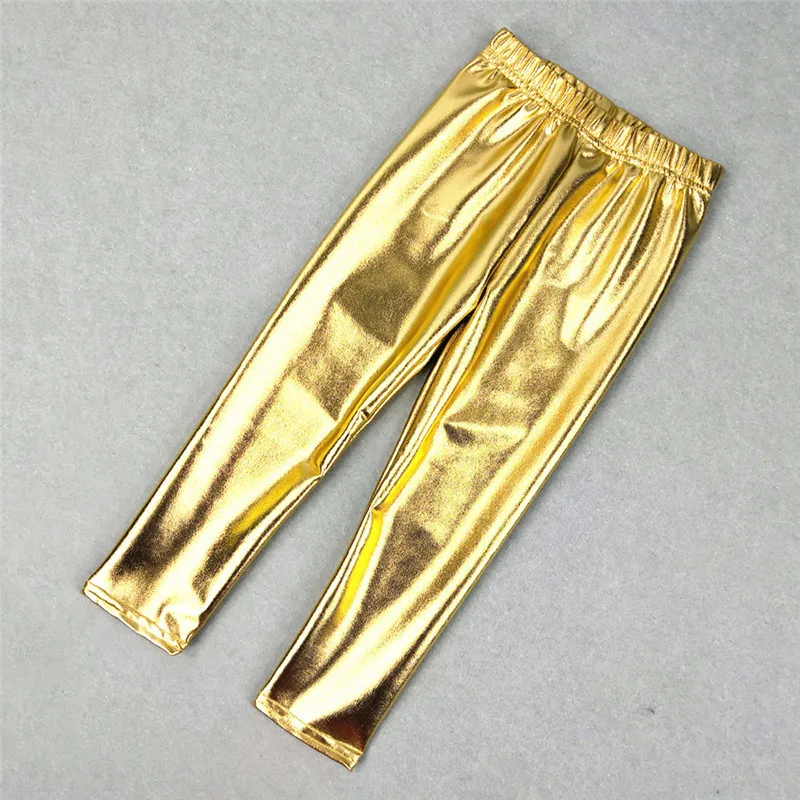 INS/Лидер продаж; золотистые и Серебристые леггинсы; детские леггинсы в европейском и американском стиле; штаны с золотым тиснением bao ku