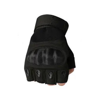 

Men Tactical Gloves Military Army Shooting Paintball Bicycle Half Gloves Men Mittens Combat Hard Knuckle Half Finger Gloves Men