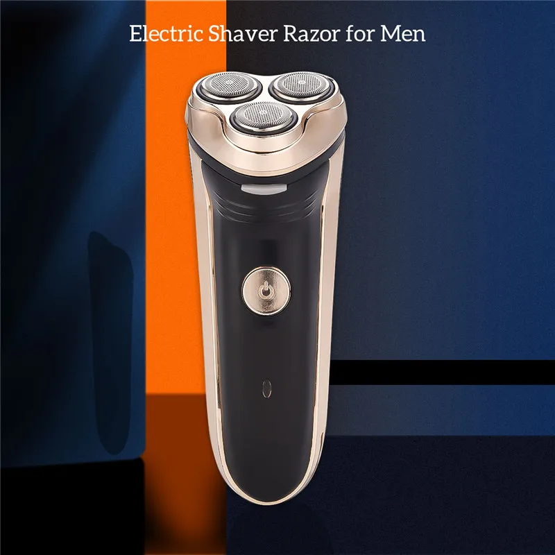 Billige Schwimm Rasieren Maschine Männer 3D Triple Klinge Rasierer Wiederaufladbare Elektrische Rasiermesser Für Männer Gesicht Pflege Bart Trimmer Rasierer Cordles