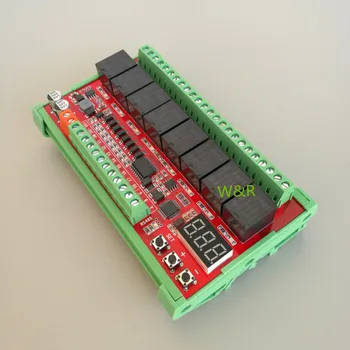 

Modbus RTU 8-way serial port / RS485 relay module / optocoupler isolation / 8-way input / 8-way output