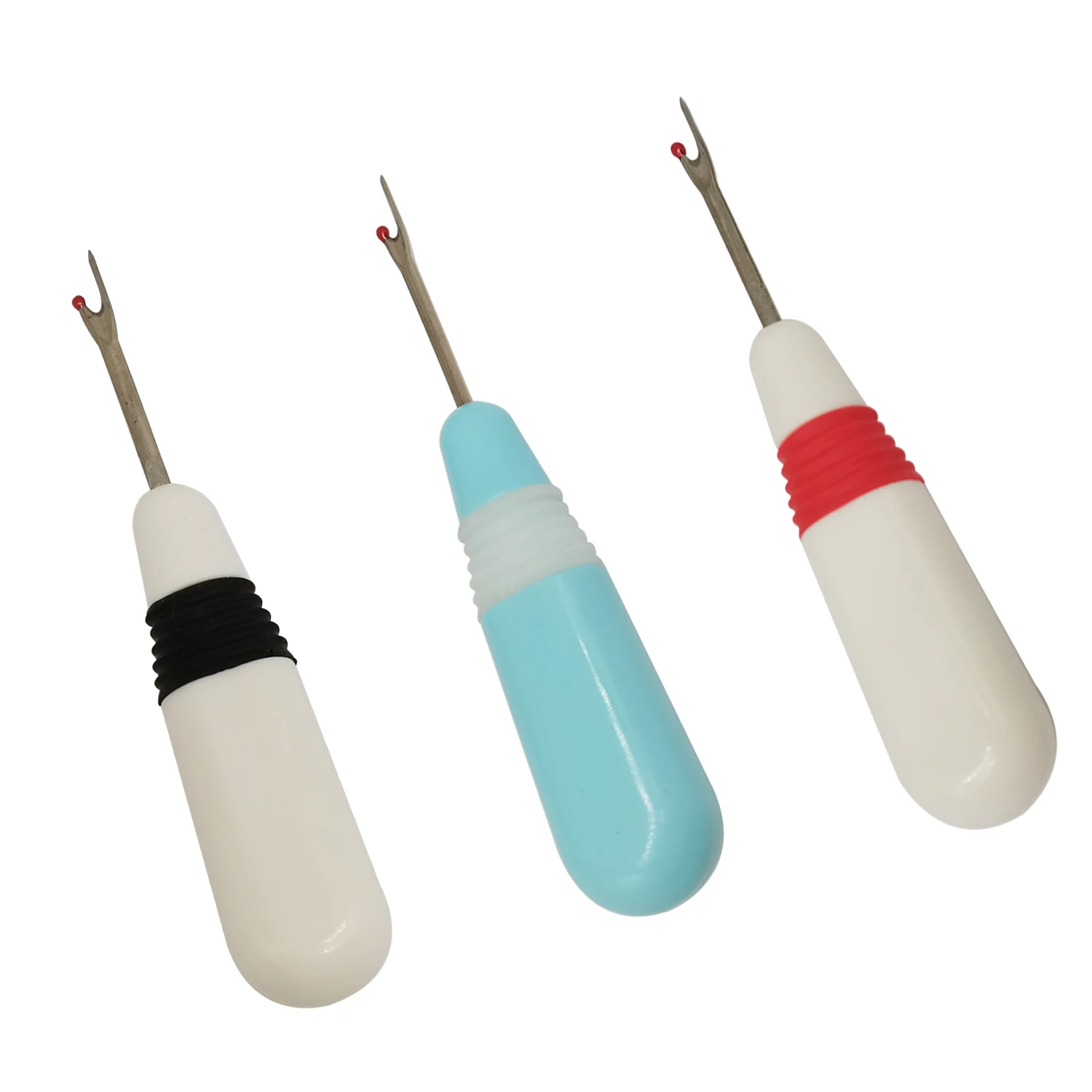 

3 Colors Plastic Ergonomic Seam Ripper DIY Quilting Sewing Tools Plastic Handle Craft Thread Cutter Seam Ripper