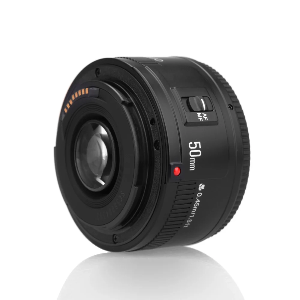 YONGNUO YN EF 50 мм f/1 8 AF объектив 1:1.8 стандартный основной Объектив диафрагма Авто фокус
