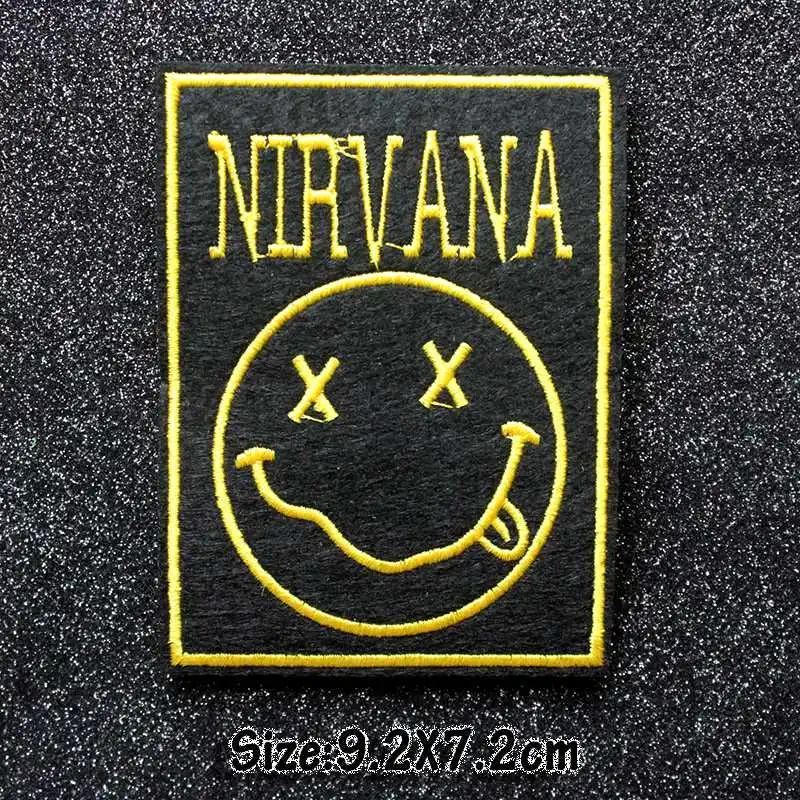 Nicediy Heart Embroidered Patches For Clothing Iron on Patches Punk Hippie Patch Applique On Clothes DIY Stickers Washable Badge - Color: ND-PE0968CT