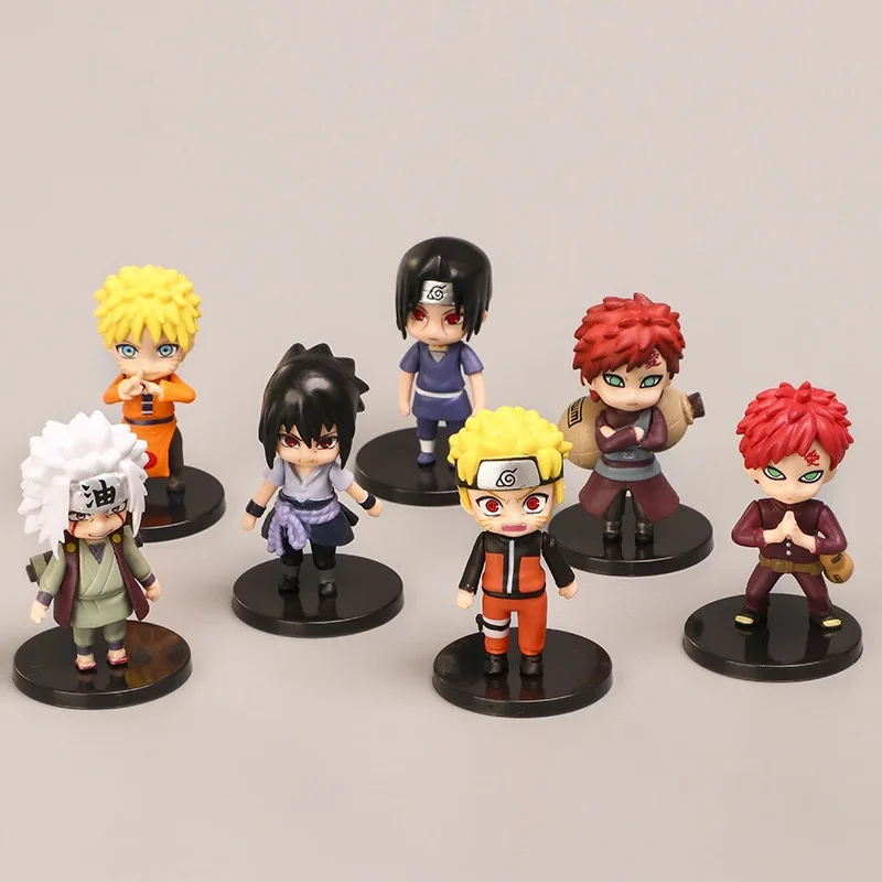 Figura De Acción De Naruto Sasuke Kakashi Gaara Muñeca Fidge Figura De Acción De Naruto Sasuke Kakashi Gaara Muñeca Fidge