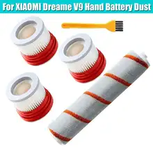 Replacement HEPA Filter Roller Brush 5pcs for XIAOMI Dreame V9 Handheld Cordless Vacuum Cleaner Spare Parts Accessories Replacement HEPA Filter Roller Brush 5pcs for XIAOMI Dreame V9 Handheld Cordless Vacuum Cleaner Spare Parts Accessories
