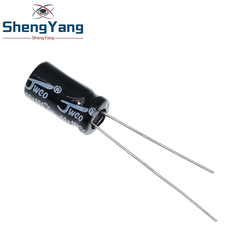 TZT 50/100PCS Hochwertiger 35V 100UF 6*12mm 100UF 35V 6,3*12 Elektrolytkondensator – Detail 5