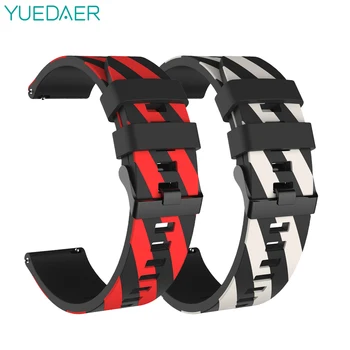 

YUEDAER Silicon Wrist Strap For Xiaomi Amazfit Bip Lite/Stratos 2 3/Pace/GTS GTR 47MM 42MM Band For Huawei Watch GT 2 GT2 Correa