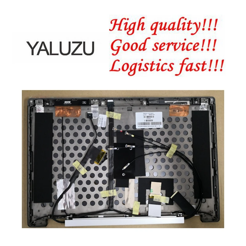 YALUZU б/у ноутбук чехол для hp для EliteBook 8560w серии черный ЖК-задняя крышка верхняя крышка для не сенсорной версии