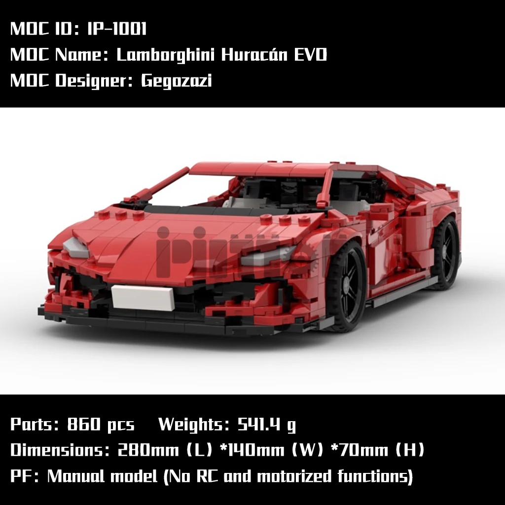 lego huracan moc