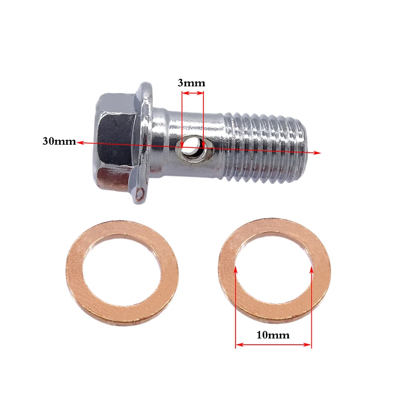 Kit Viti Sfogo Freni Moto M10x1.25mm Con Cappucci Polvere - Universale Per Auto E Moto - Foto 11