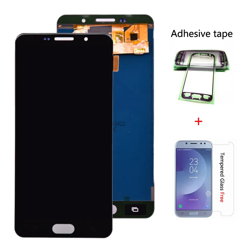 Для SAMSUNG Galaxy A7 2016 A710 ЖК-дисплей кодирующий преобразователь сенсорного экрана в