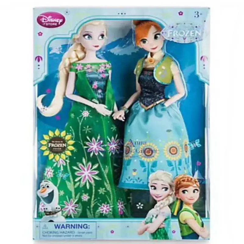 

Original Disney Frozen Elsa Anna Adventure Model Queen Princess Cartoon Figure Action Doll for Girls children toy Christmas gift