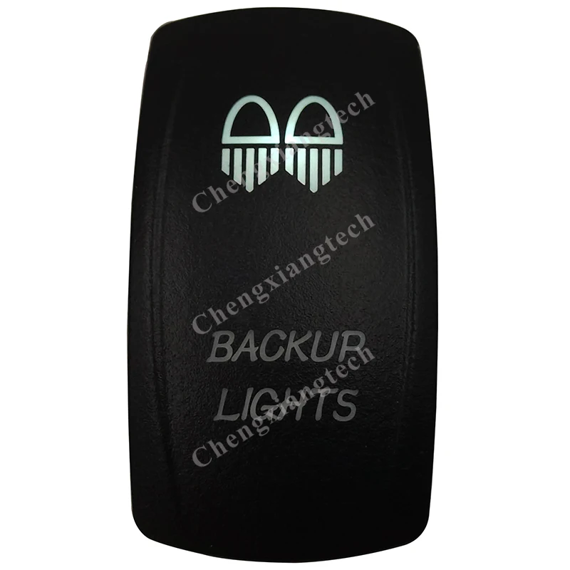 

DC12V 24V Marine Grade BACKUP LIGHTS Rocker Switch White Led lamp 3 Pin ON/OFF SPST Waterproof Rocker Toggle Switch
