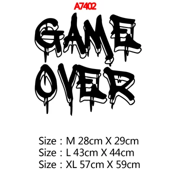 

Lovely game over Wall Art Decal Wall Stickers Pvc Material For Kids Rooms Nursery Room Decor Background Wall Art Decal