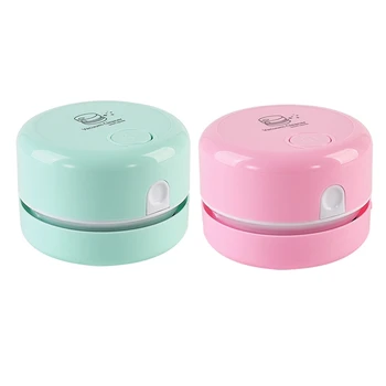 

Desktop Vacuum Cleaner, Mini Table Dust er, Handheld Cordless Tabletop Vacuum Cleaning for Keyboard School