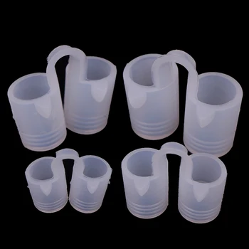 

4PCS/Pack Snore Stopper Aid Anti Snoring Breathe Easy Sleep Nose Clip Nasal Dilators Device Congestion Aid No Strips Cones