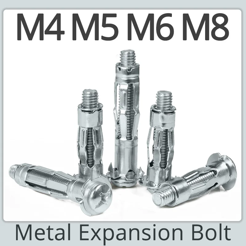 Gypsum Board Expansion Screw Aircraft Tube Pipe Hollow Wall Anchors Plugs Metal Bolt M4 M5 M6 M8 |