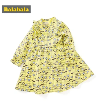 

Balabala children clothing girl princess dress spring 2020 new children baby dress comfortable children dress