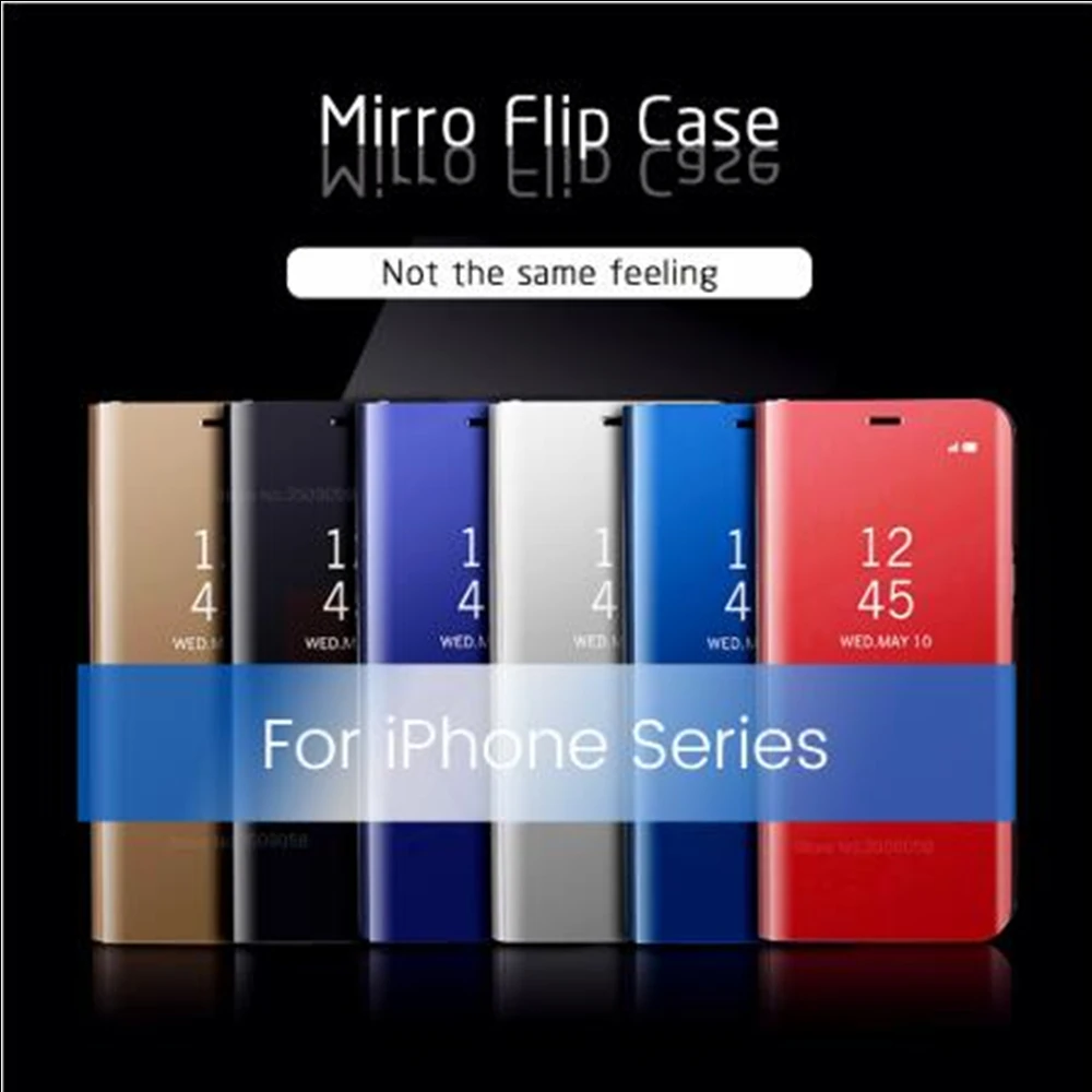 

Smart Mirror Flip phone Case For iphone 11 Pro max Cover Luxury Mobile Phone Shell For iphone xs max xr 8 7 6 6S plus Capa