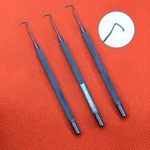 Инструменты для хирургии глаз крючок титановый крючок для мышц 8 мм/10 мм/12 мм офтальмологический инструмент