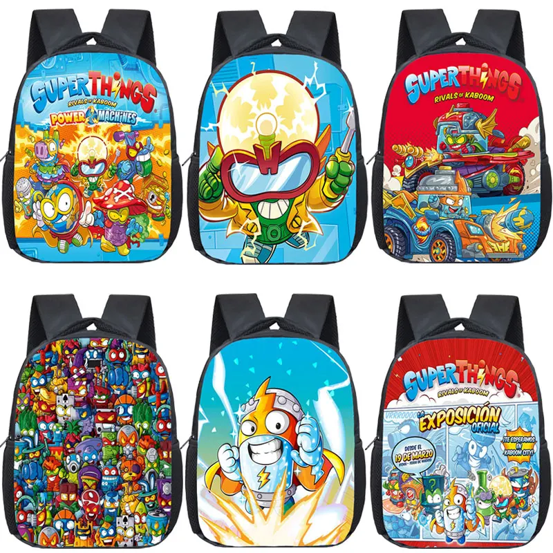Zaino Scuola Materna Per Bambini Super Zings Zaino Scuola Elementare Per Bambini Cartone Animato Bookbag Per Bambini Ragazzi Ragazze Superzings Zaino 