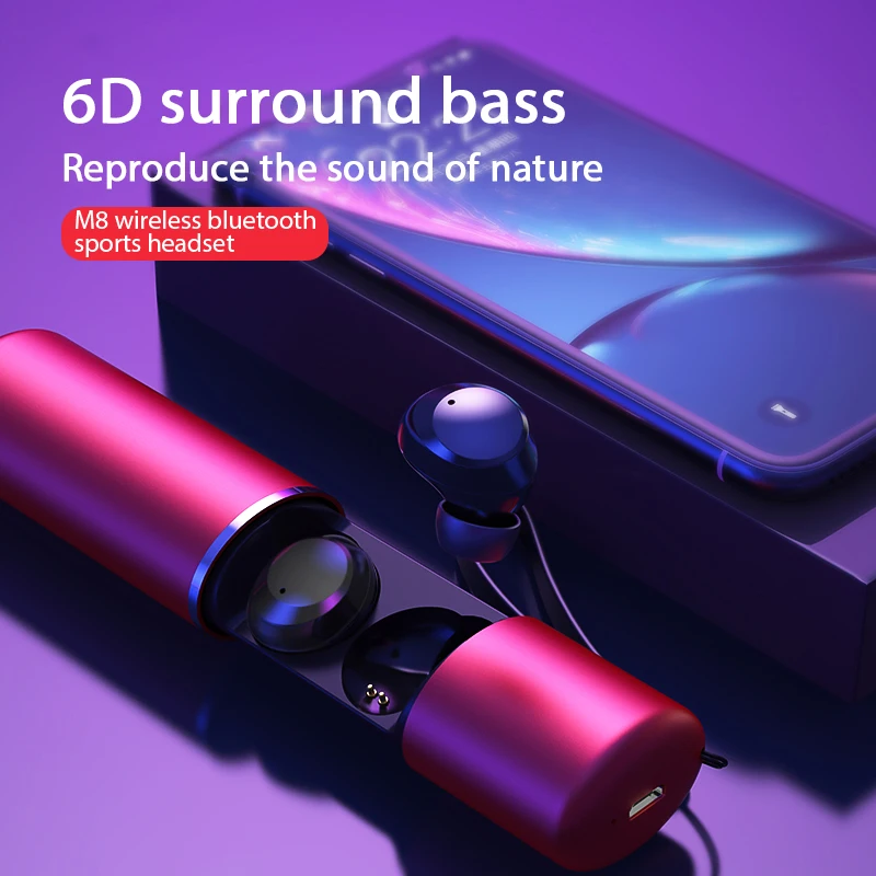Caridite металлическая Серия Love TWS Bluetooth наушники Стереонаушники Беспроводные